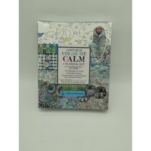 Color Me Calm: 70 Coloring Templates Zen Twistable Crayons Double Sided Pencils